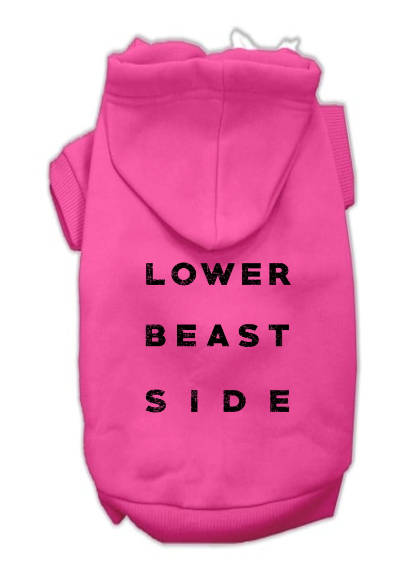 LBS PINK PULLOVER DOG HOODIE