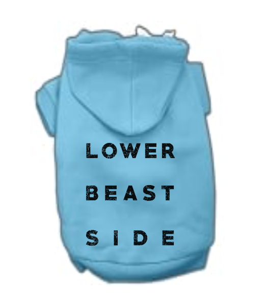 LBS BABY BLUE PULLOVER DOG HOODIE