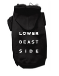BLACK DOG HOODIE WITH SNAPS
