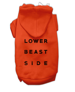 LBS ORANGE PULLOVER DOG HOODIE