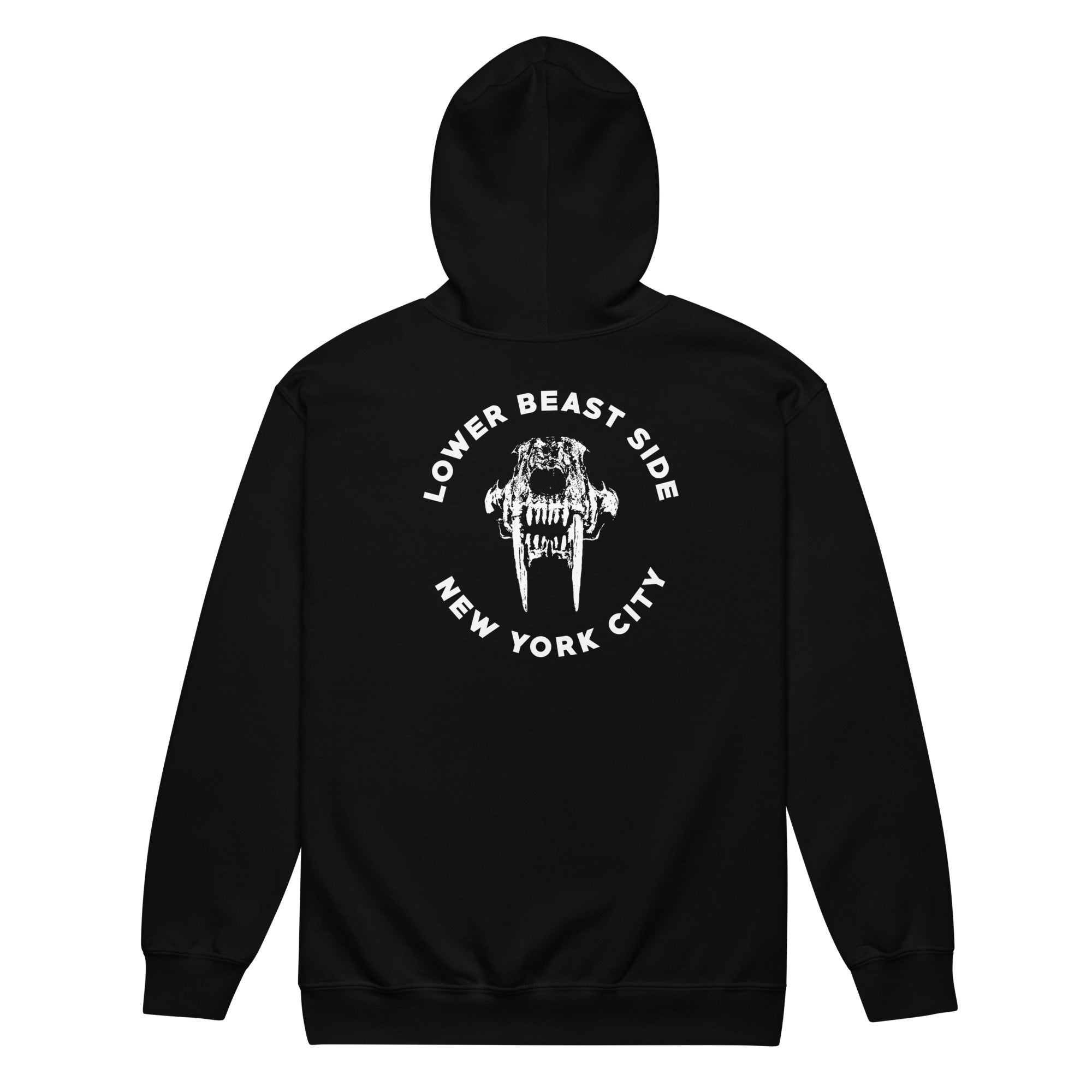 LOWER BEAST SIDE HEAVY DUTY ZIP HOODIE