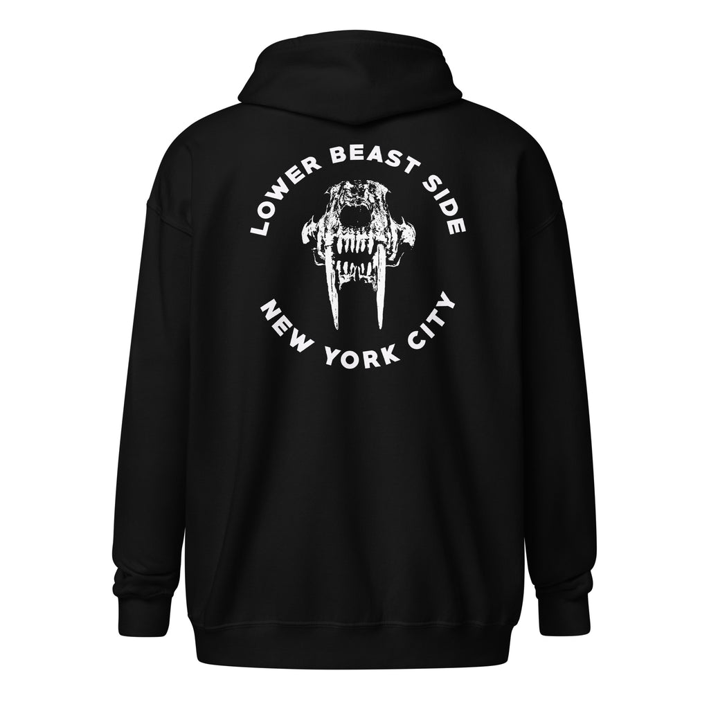 LOWER BEAST SIDE HEAVY DUTY ZIP HOODIE