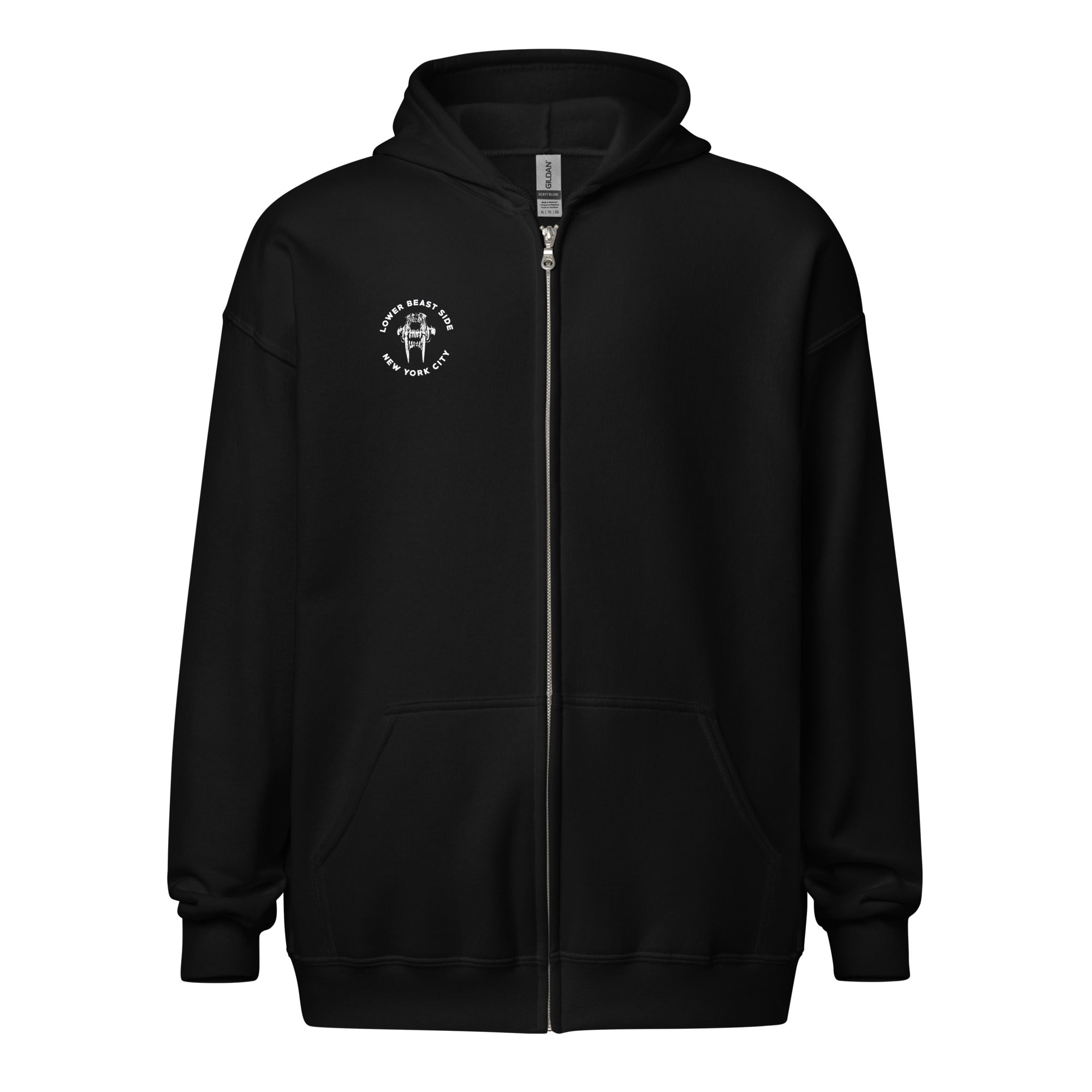 LOWER BEAST SIDE HEAVY DUTY ZIP HOODIE