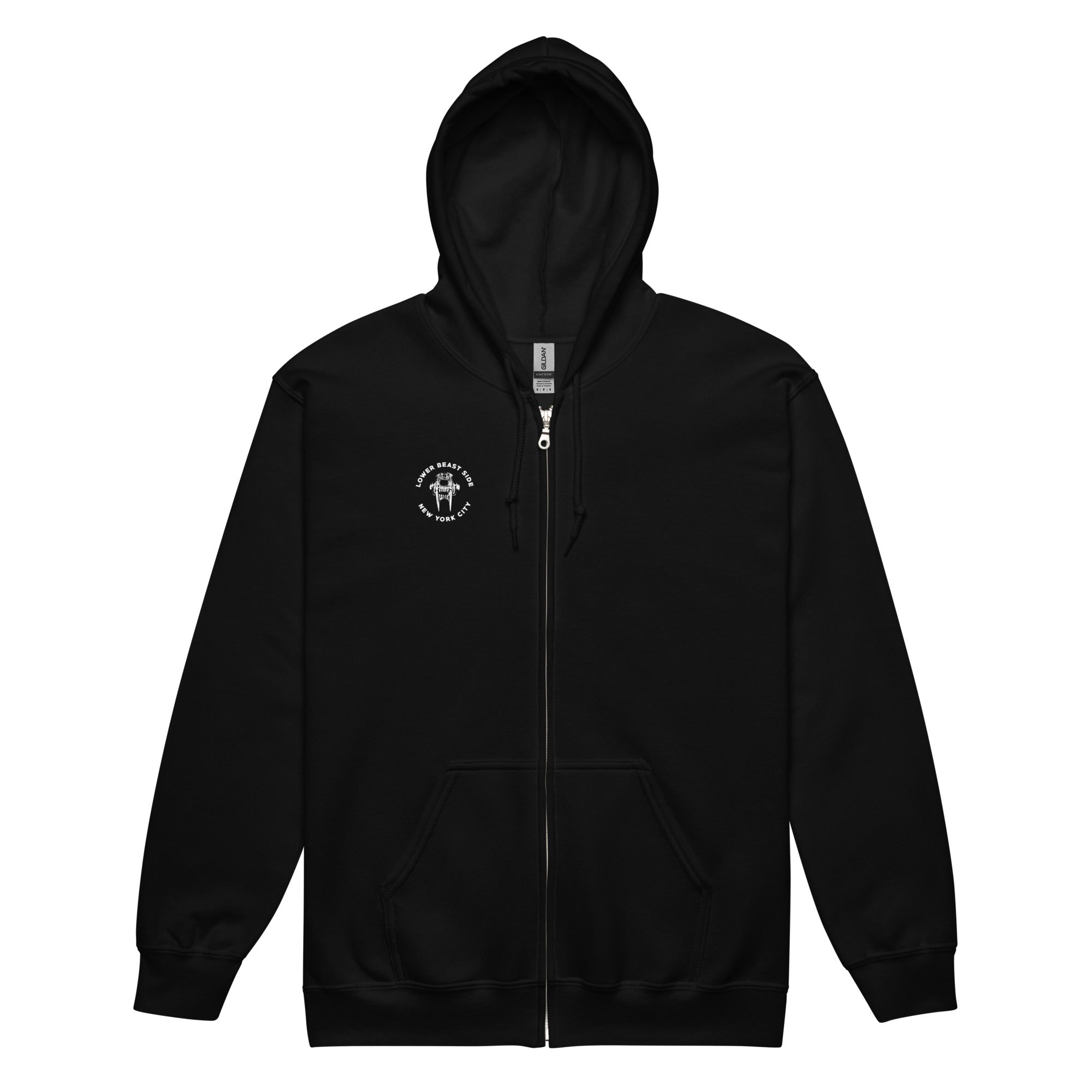 LOWER BEAST SIDE HEAVY DUTY ZIP HOODIE