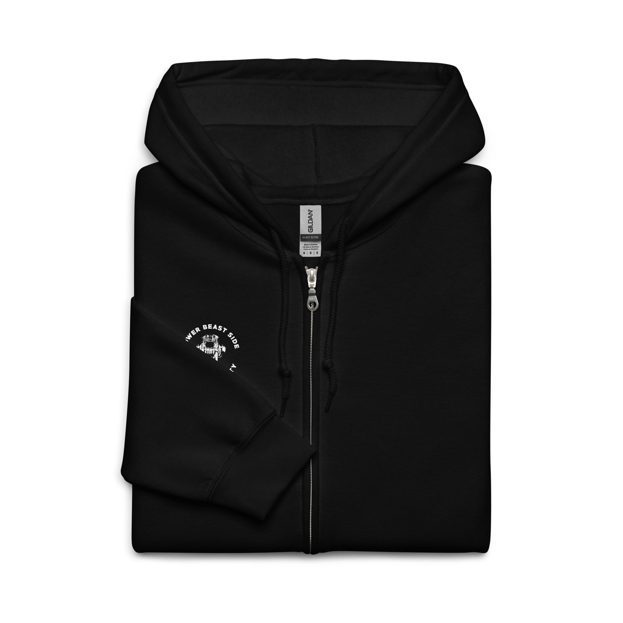 LOWER BEAST SIDE HEAVY DUTY ZIP HOODIE