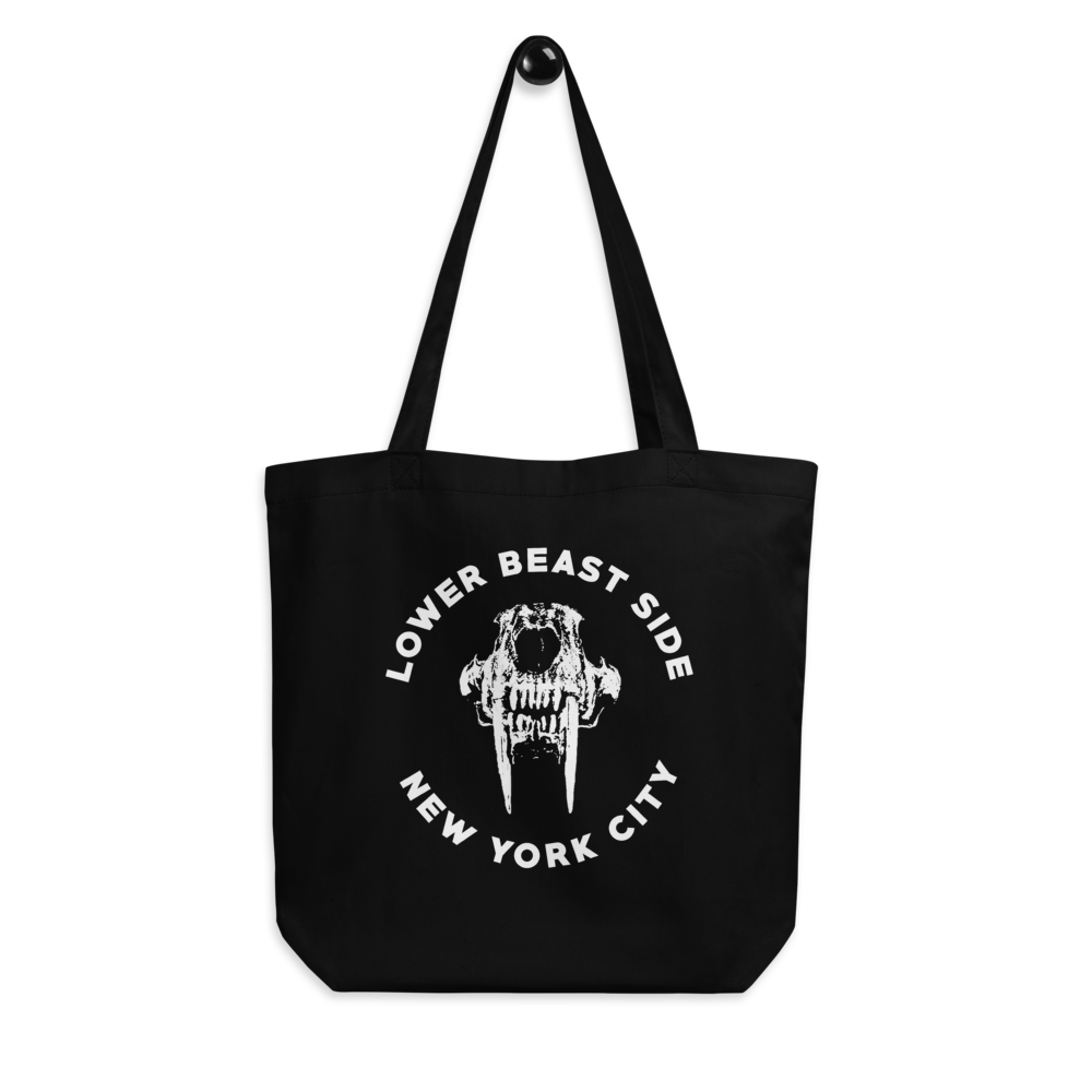 LOWER BEAST SIDE LOGO ORGANIC ECO TOTE BAG