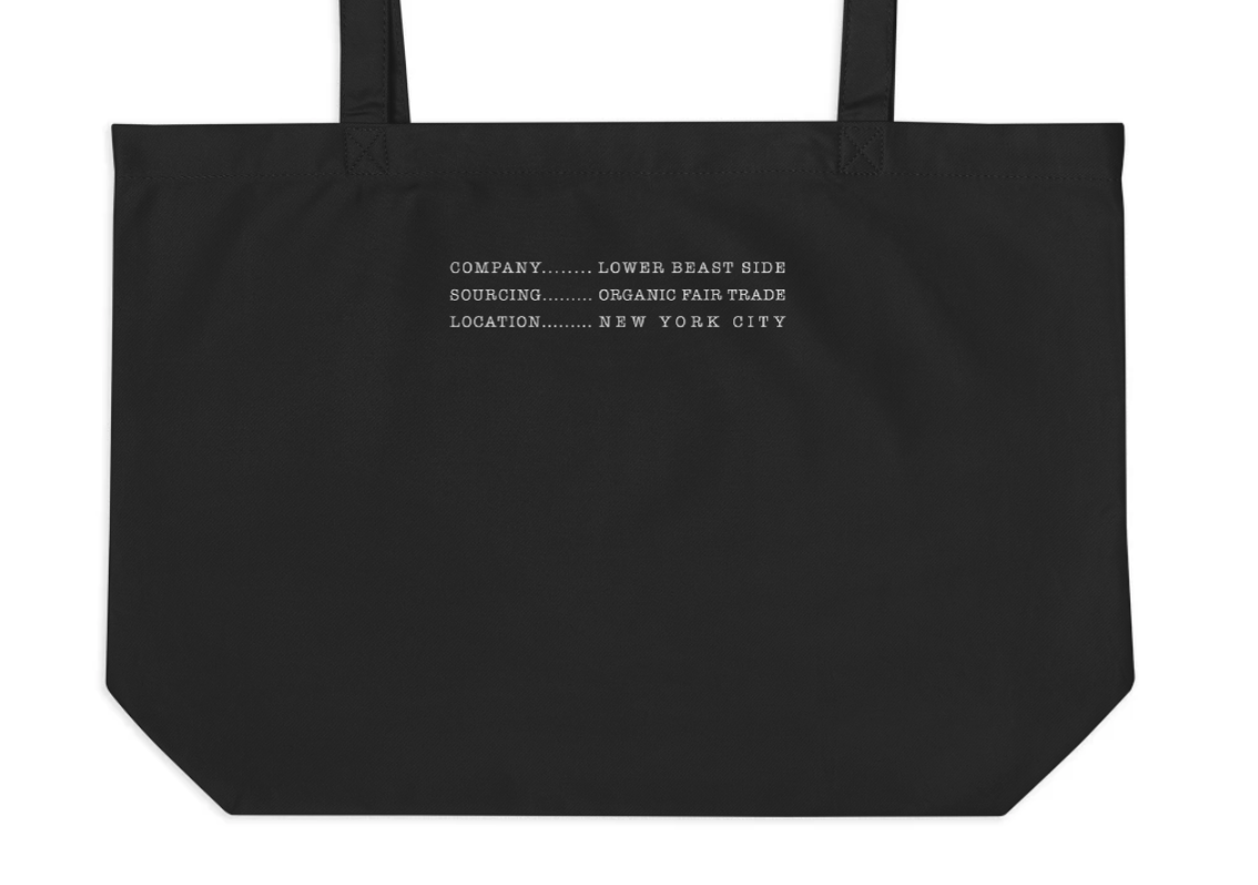 BEAST BAG ORGANIC COTTON TOTE