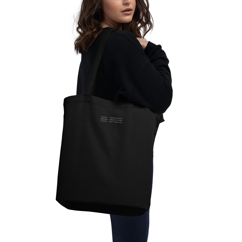 LOWER BEAST SIDE LOGO ORGANIC ECO TOTE BAG