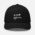 EAST VILLAIN EMBROIDERED TRUCKER CAP