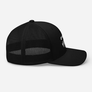 EAST VILLAIN EMBROIDERED TRUCKER CAP