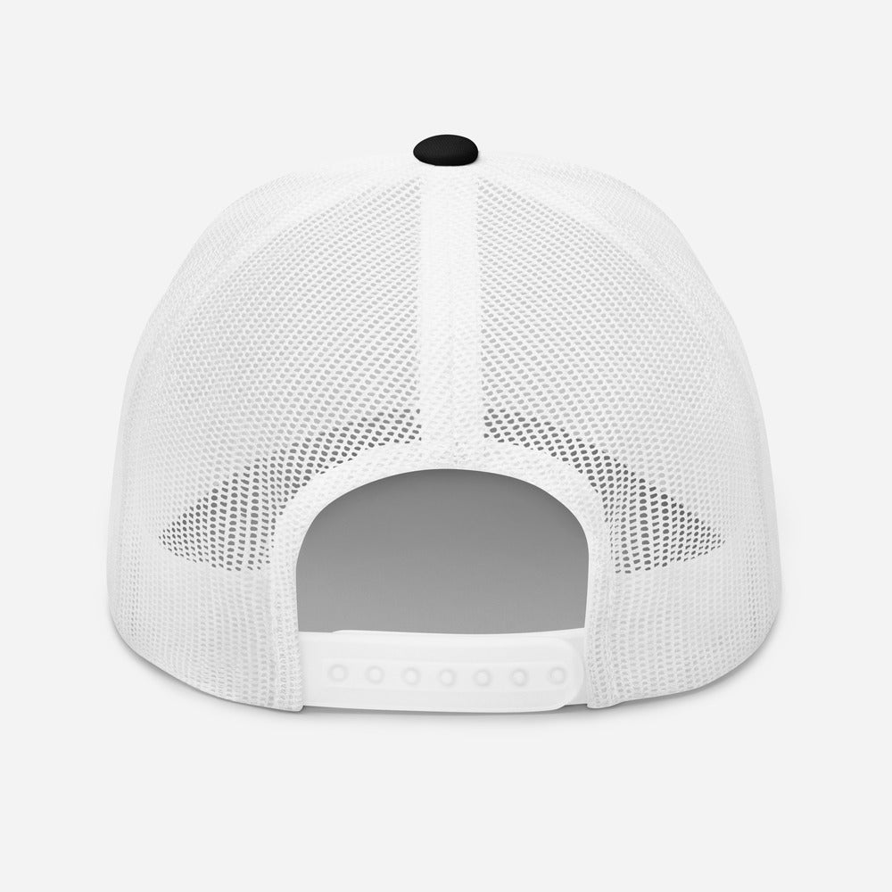 EAST VILLAIN EMBROIDERED TRUCKER CAP